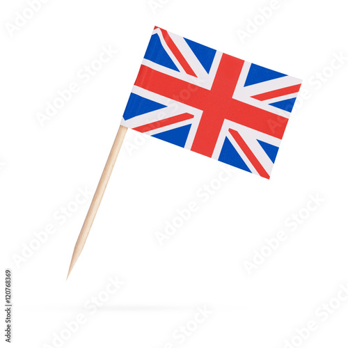 "Miniature Flag Great Britain. Isolated on white background" Stock ...