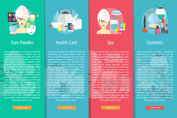 Beauty and Fashion Vertical Banner Concept