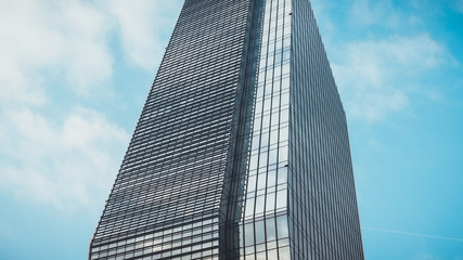 modern architecture of skyscraper