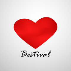 Bestival Text with effects for Bestival Festival