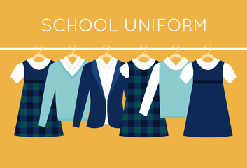 School Uniform for Children and Teenagers on Hangers - 120772365
