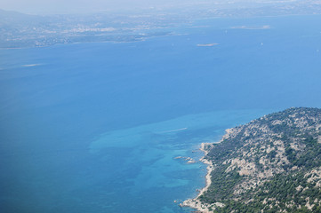 View of coast of San Teodoro, Sardinia