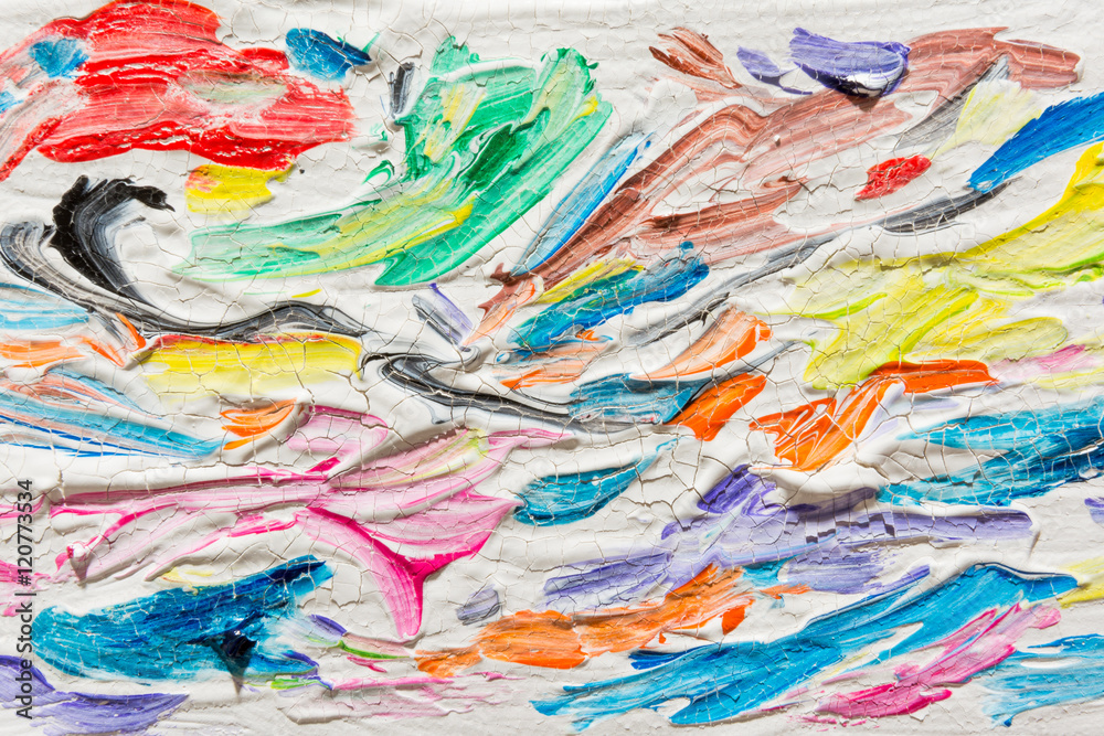 Canvas Prints abstract painting color texture. artistic background for a paint