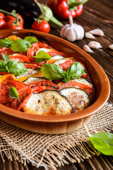 Traditional French Ratatouille with herbs