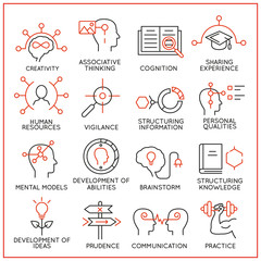 Human resource management icons - part 1