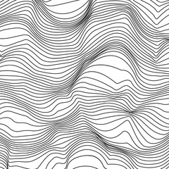 Abstract wavy striped background for your creativity