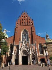 Basilica of the Holy Trinity in Krakow, Poland.
