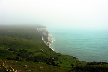 White cliffs, Dover, England