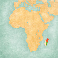 Map of Africa - Madagascar