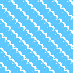 Seamless abstract background pattern with repeating waves. Vector illustration 