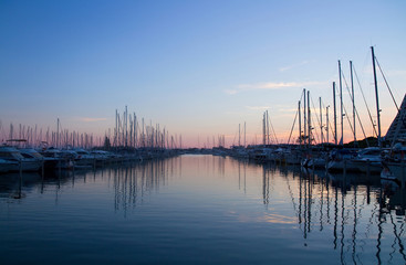 Sonnenuntergang in La Grande Motte