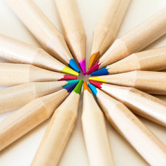 Colored pencils.