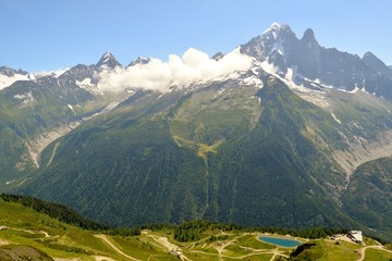 Naklejka premium Paysage montagnard