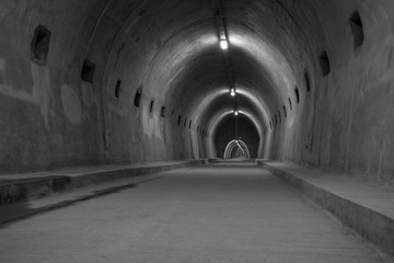 Obraz premium Touristic tunnel in Zagreb, Croatia