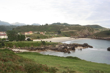 Fototapeta premium Playa de Celorio, Llanes. Asturias
