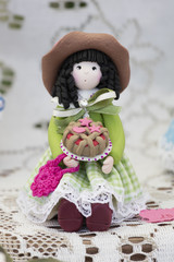 dolls made by hand with dough