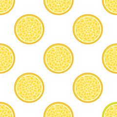 Lemon abstract seamless pattern