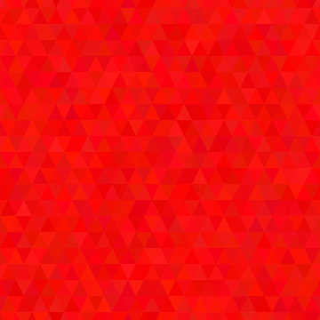 Red Triangle Geometric Seamless Pattern