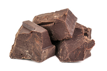 pieces of dark chocolate