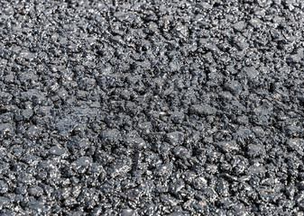 texture of fresh asphalt