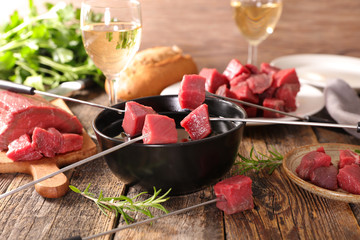 beef fondue