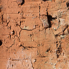 closeup of a brick texture