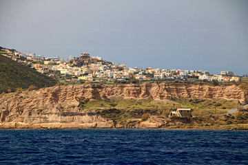 Bootumrundung von Santorini