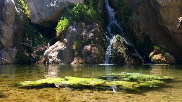 Darwin Falls, Waterfall in Death Valley National Park California USA