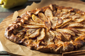 Homemade Autumn Pear Galette Pastry