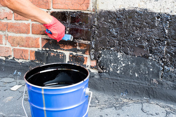 priming brick wall