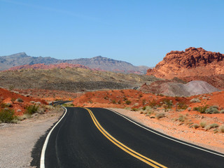 Fototapeta na wymiar Valley of Fire, Nevada (USA)