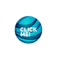 Vector abstract sphere button template