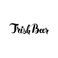 Irish Beer Lettering