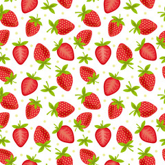Strawberry Seamless pattern