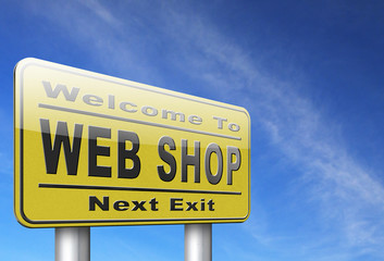 web shop and online shopping