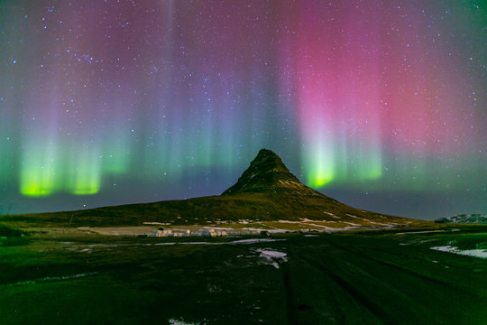 Northern Lights Aurora  Iceland