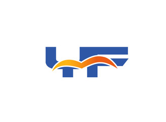 YF Logo. Vector Graphic Branding Letter Element
