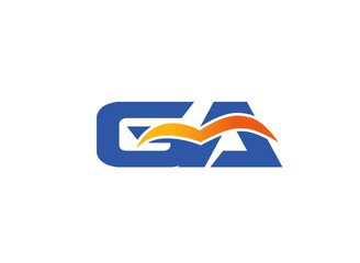 GA letter logo
