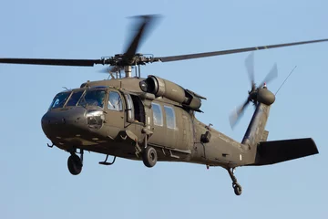 Fotobehang Military helicopter © VanderWolf Images