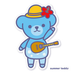 Obraz premium シーズンズテディ 夏