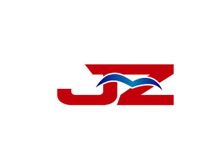 JZ Logo. Vector Graphic Branding Letter Element
