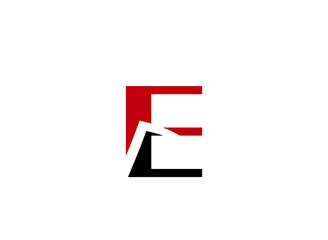 Letter E logo. Creative concept icon
