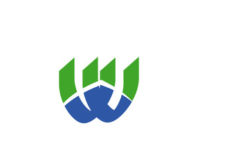 Letter W logo icon design template elements
