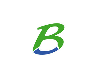 Letter b logo icon design template elements

