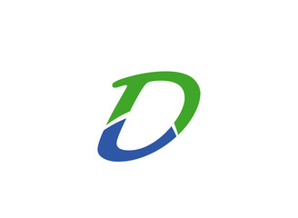 Letter d logo icon design template elements
