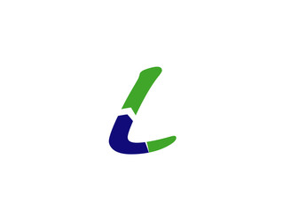 Abstract icon based on the letter L
