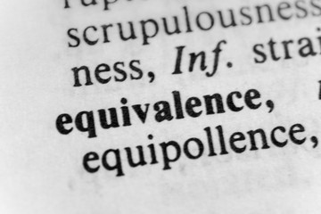 Obraz premium Equivalence