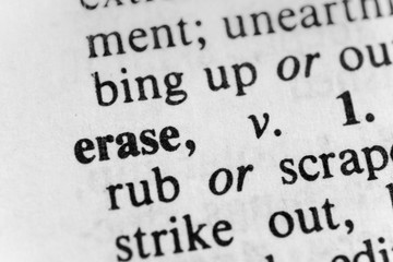 Erase