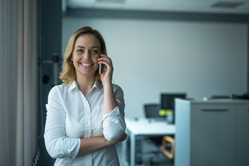 Fototapeta premium Talking with clients