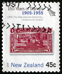 Postage stamp New Zealand 2005 Maori Art